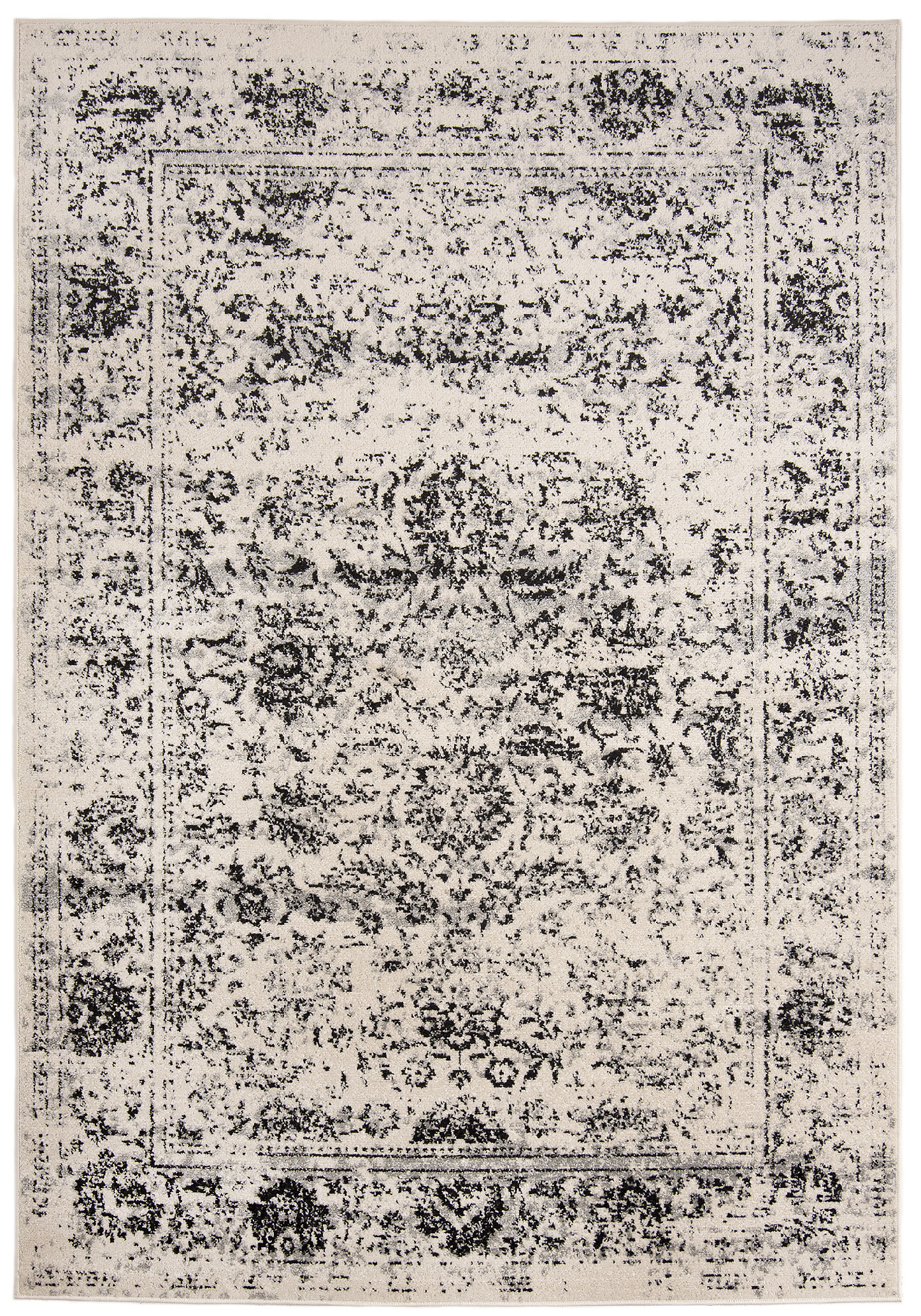 Moderný koberec H182A GREY ALESTA Sivý Rozmer: 60x200