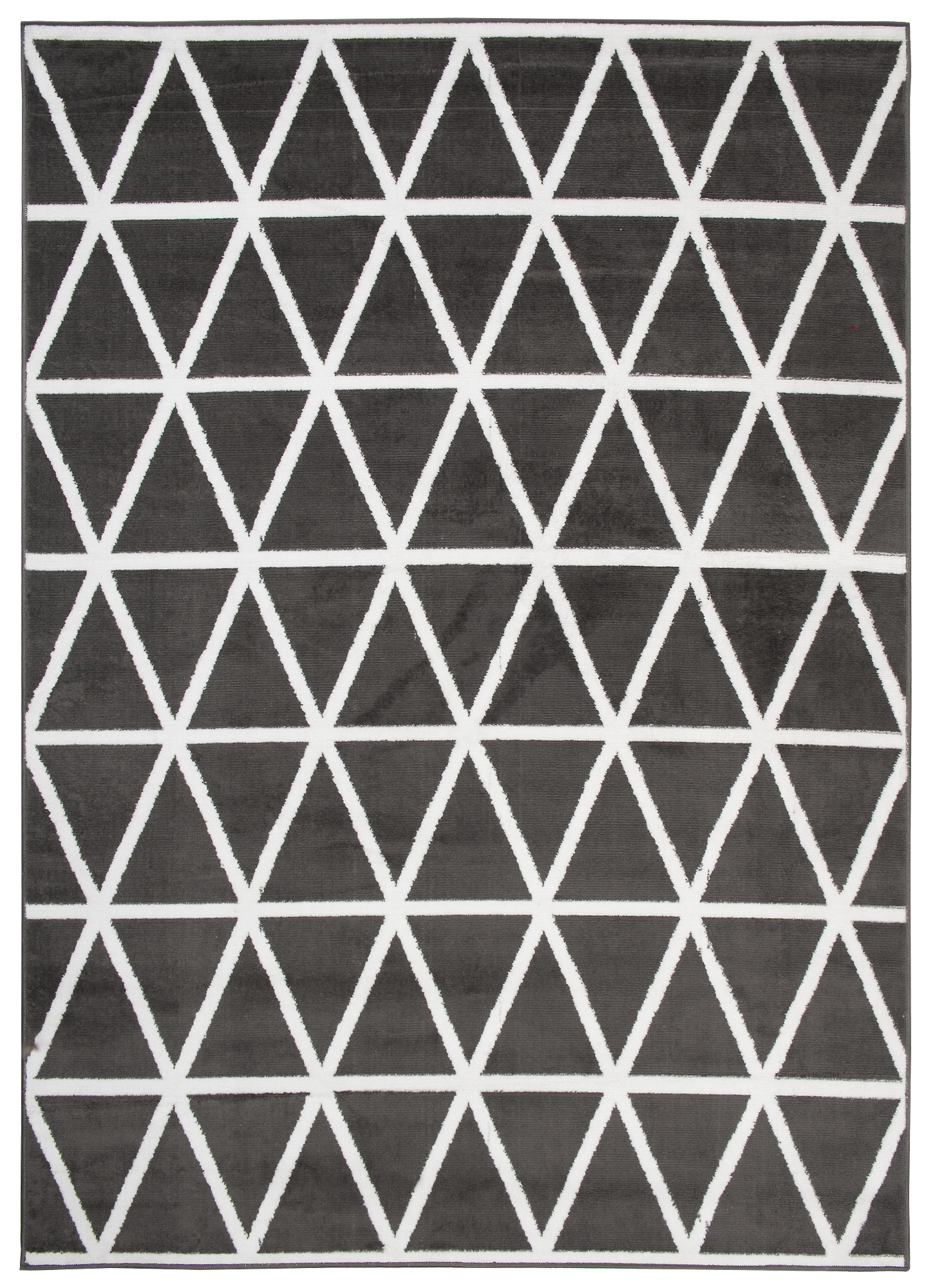 Moderný koberec C436A DARK GREY/WHITE BALI PP White Rozmer: 300x400