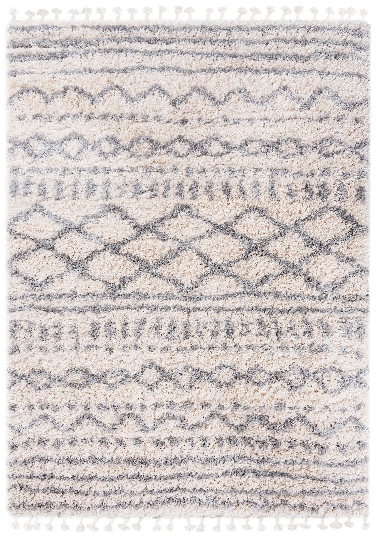 Huňatý koberec FN28A CREAM AZTEC EJF Cream Rozmer: 60x100