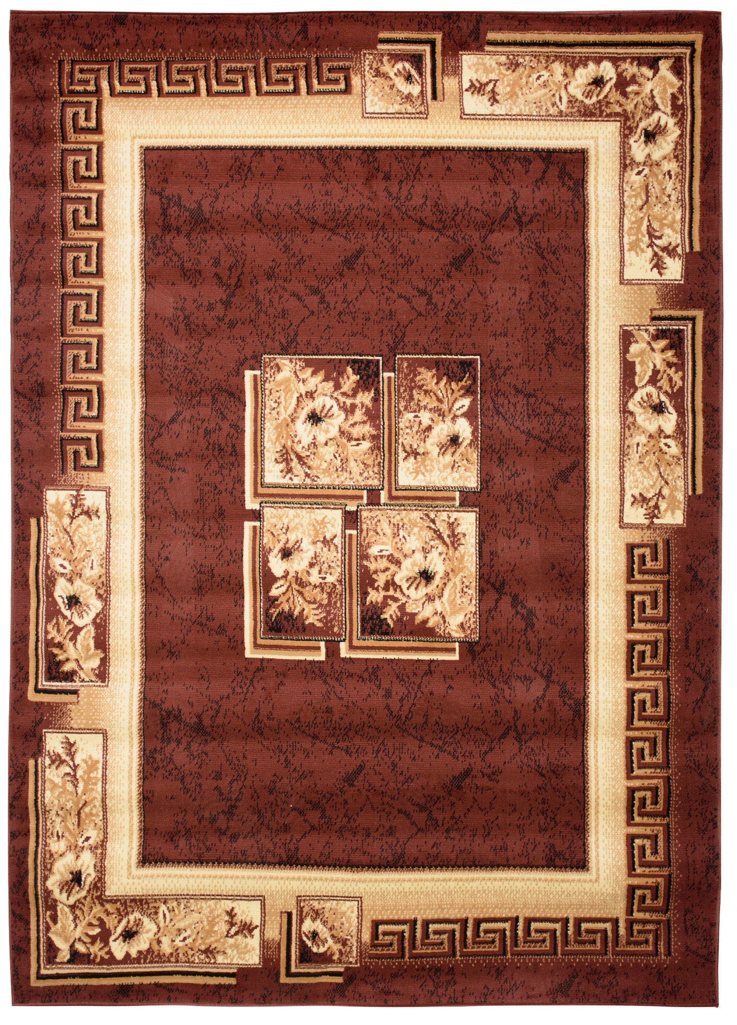 Tradičný koberec/behúň 4489B BROWN ATLAS PP Hnedý Rozmer: 80x150