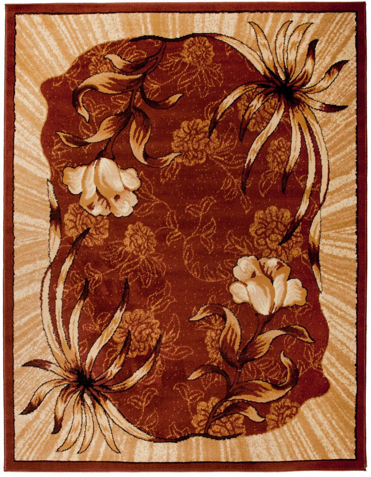 Tradičný koberec/behúň 4491A BROWN ATLAS PP Hnedý Rozmer: 60x100