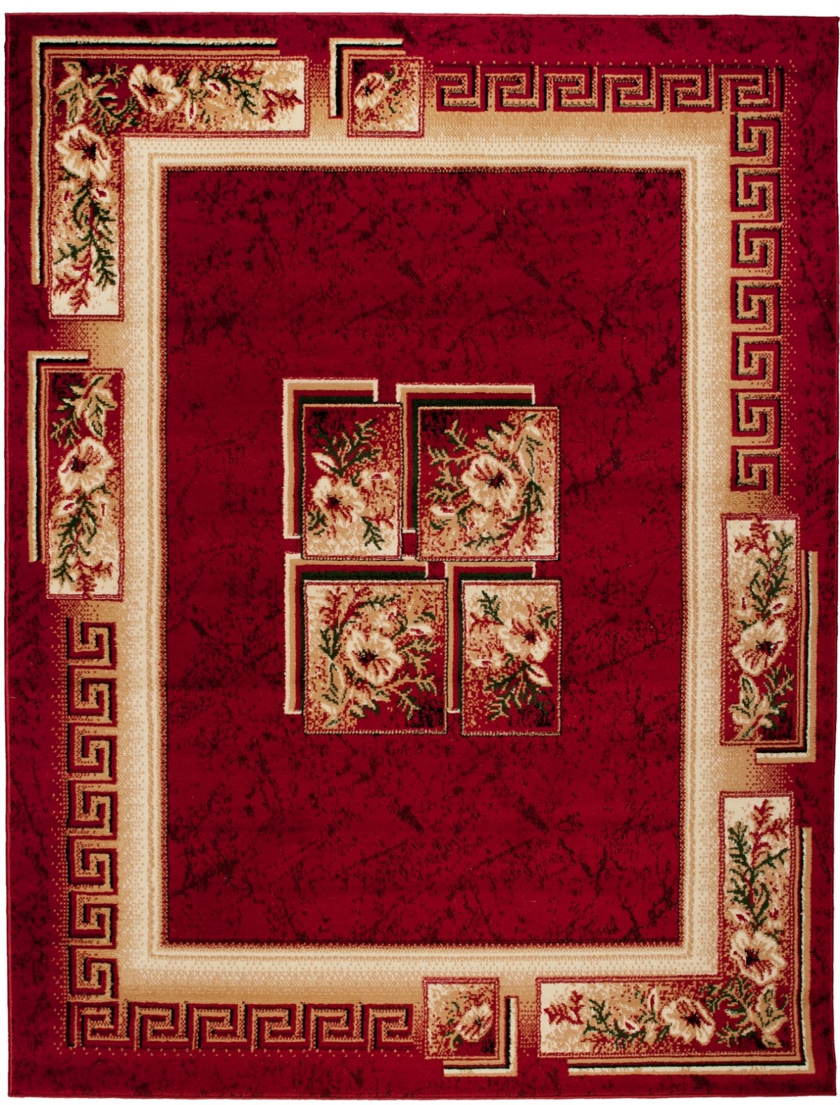Tradičný koberec/behúň 4489B ČERVENÝ ATLAS PP Červený Rozmer: 60x100