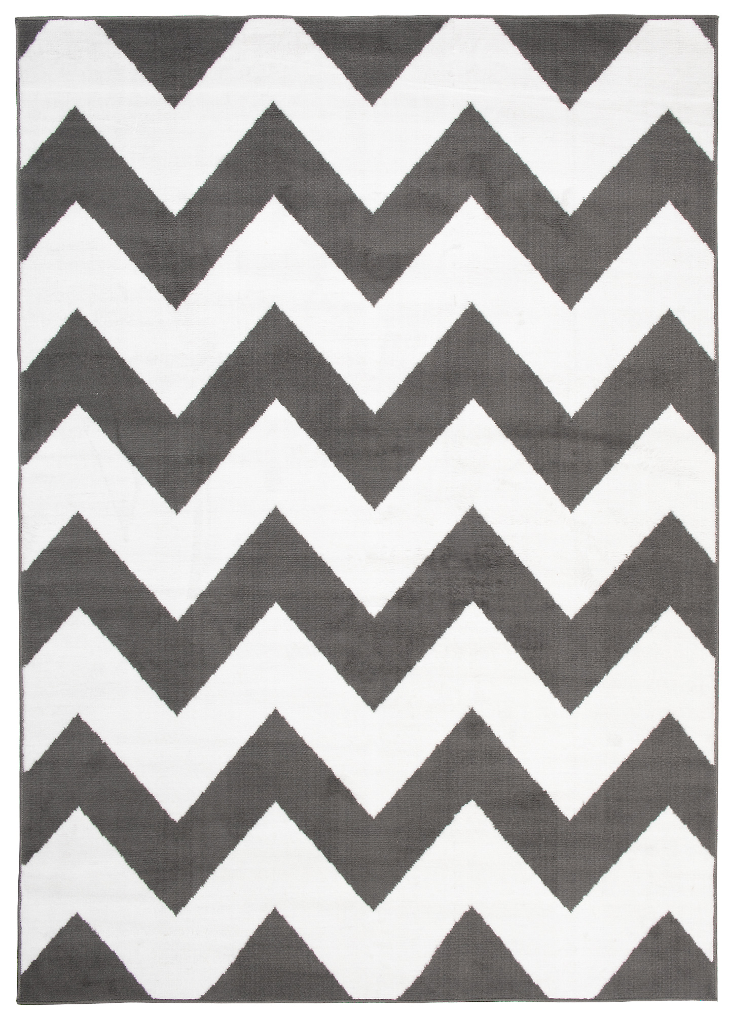 Moderný koberec C437A DARK GREY/WHITE BALI PP White Rozmer: 140x200