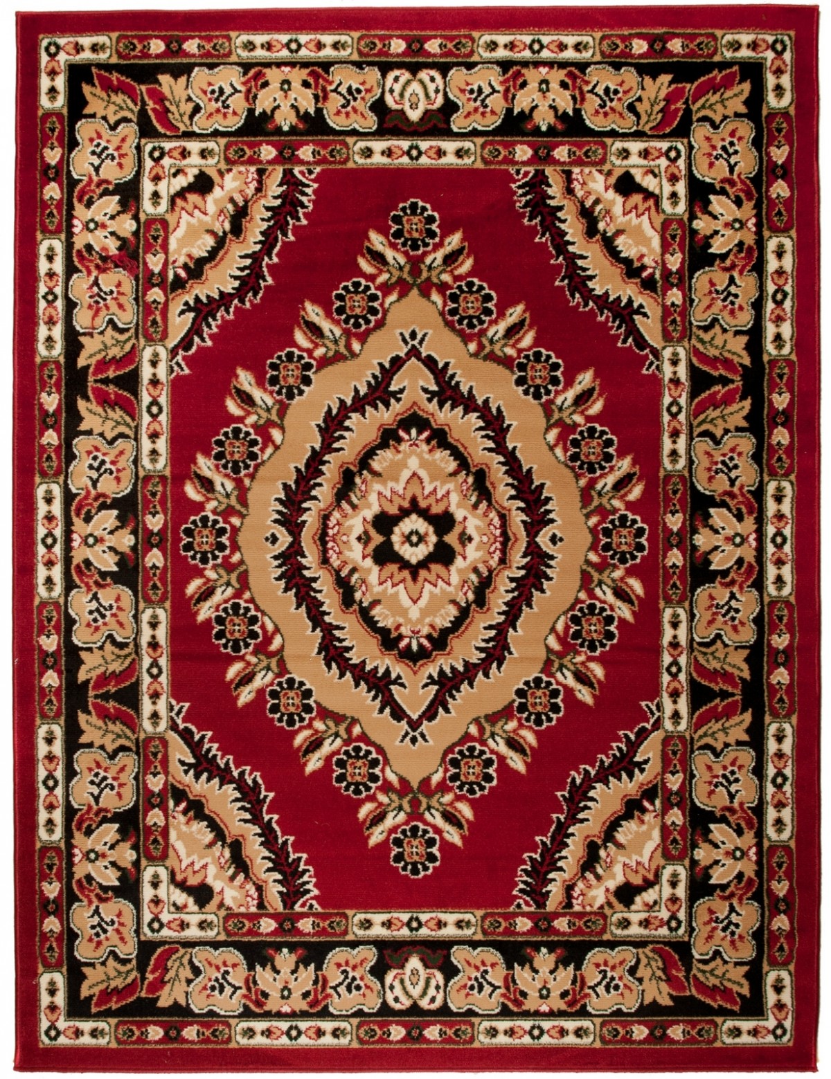 Tradičný koberec 4493A ČERVENÝ ATLAS PP Červený Rozmer: 60x100