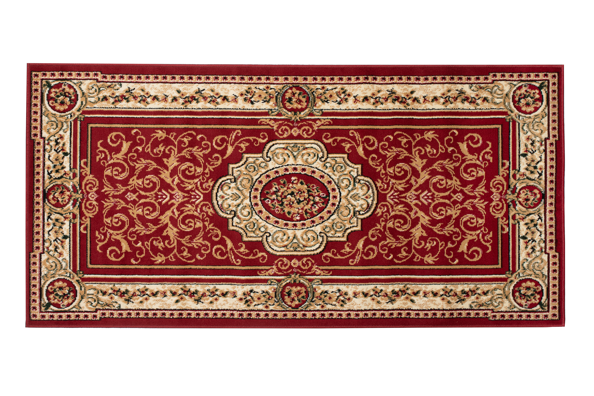 Tradičný koberec/behúň  F744A RED ATLAS PP Červený Rozmer: 100x200