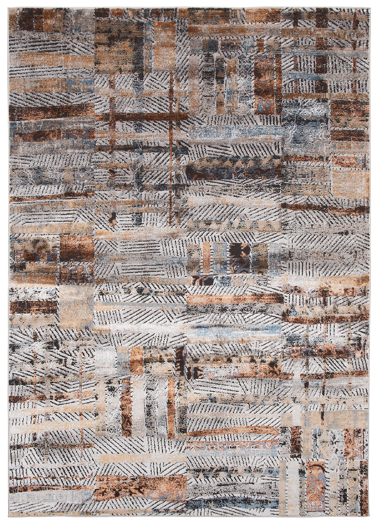 Moderný koberec AP57C SHRINK DARK GREY CHARLESTON FEB Grey Rozmer: 120x170