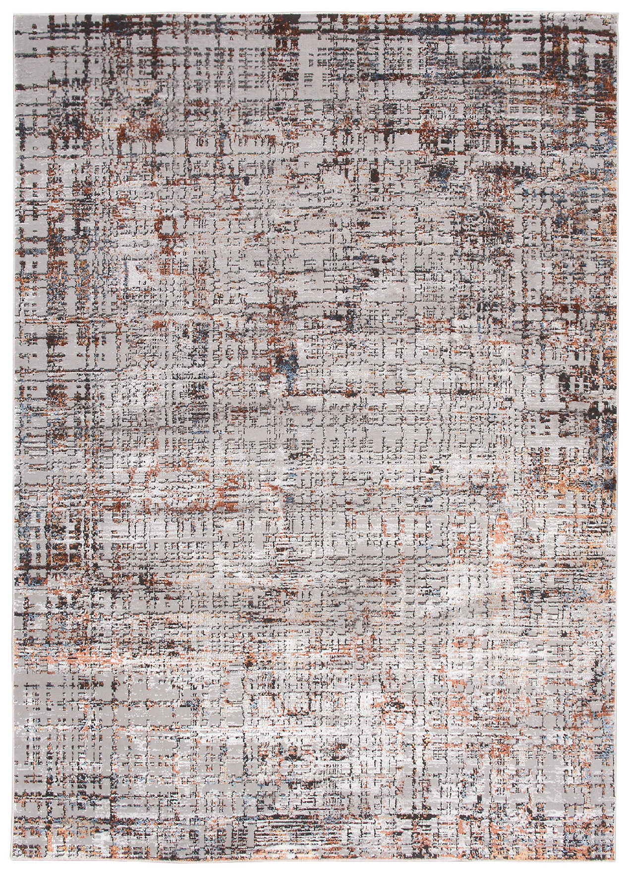 Moderný koberec AP72A SHRINK DARK GREY CHARLESTON FEB Grey Rozmer: 80x150
