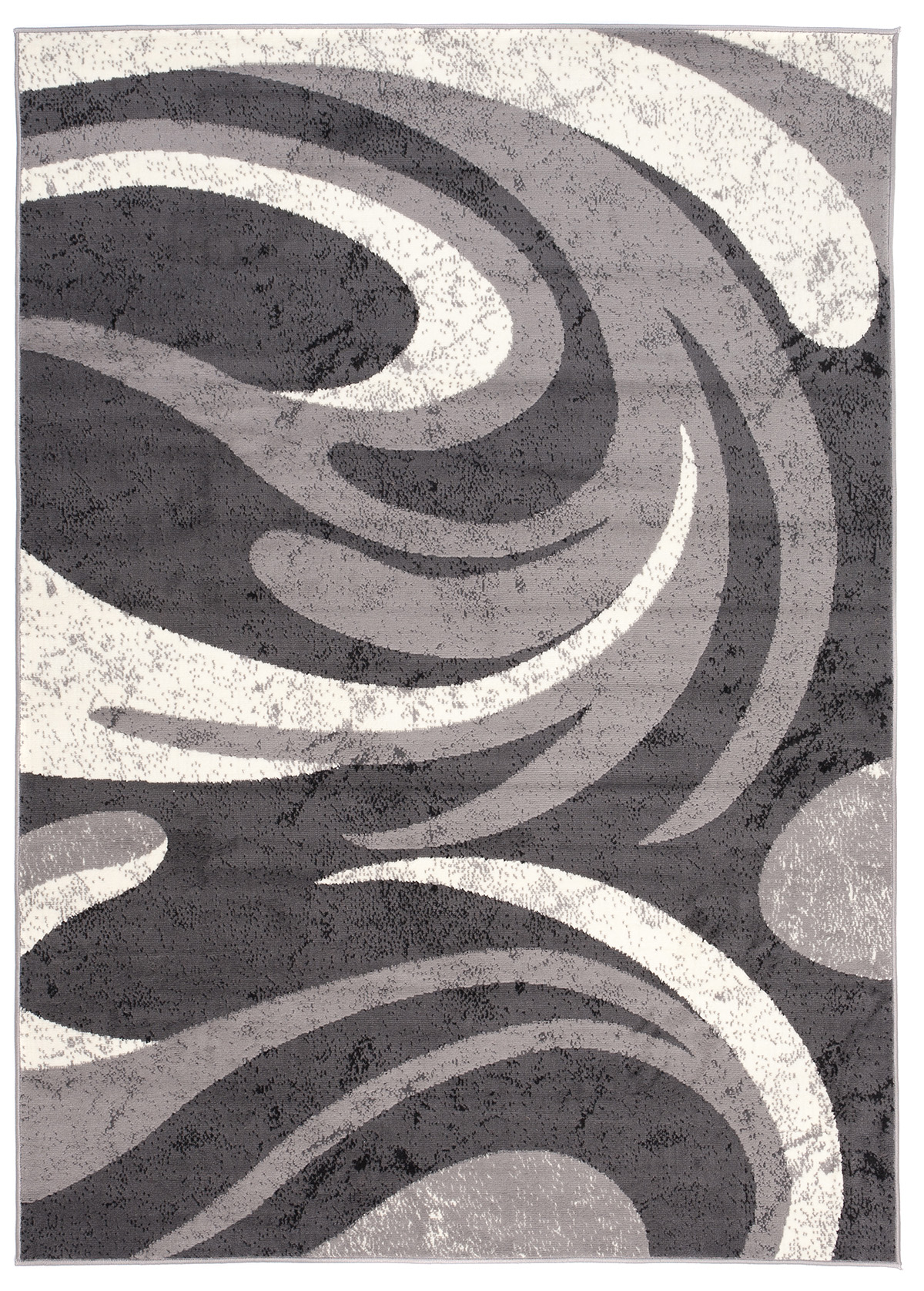Moderný koberec 2641A DARK GREY LACNO PP CRM Grey Rozmer: 60x100