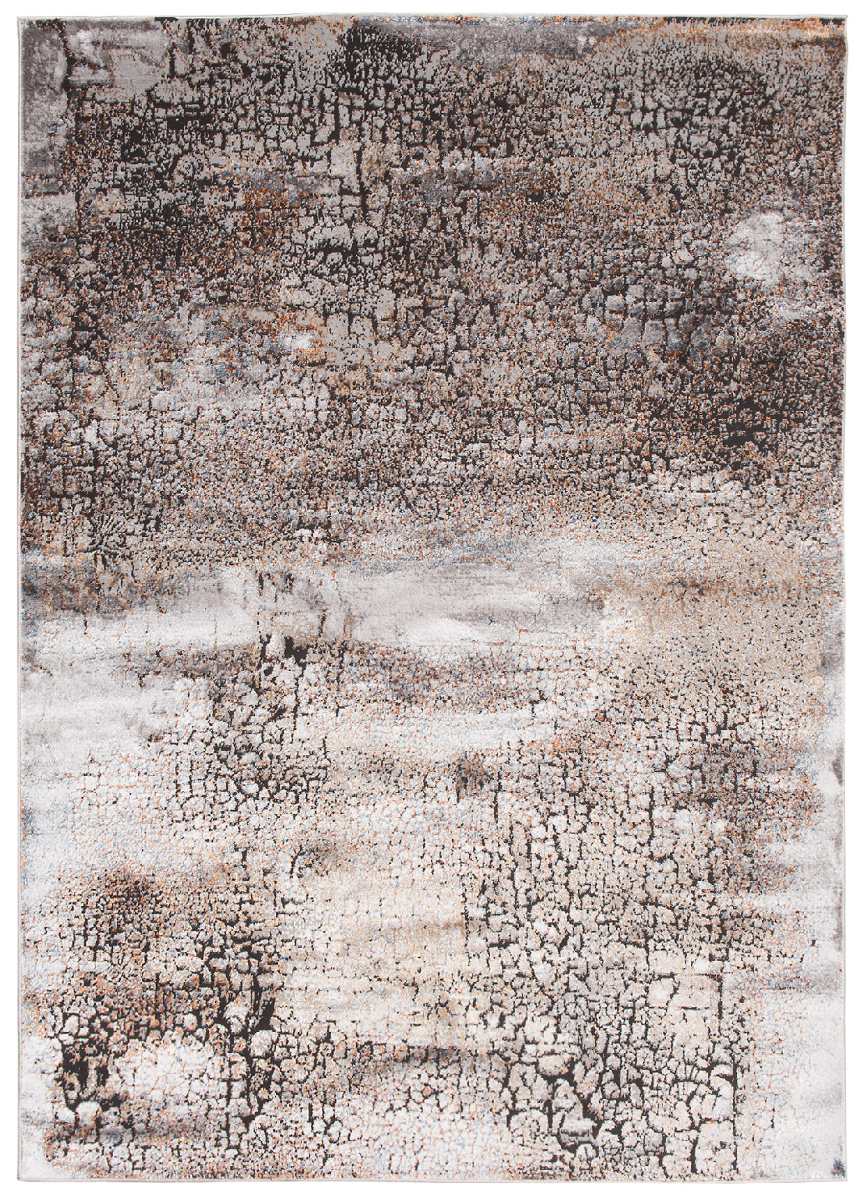 Moderný koberec AP65A SHRINK GREY CHARLESTON FEB Grey Rozmer: 80x150