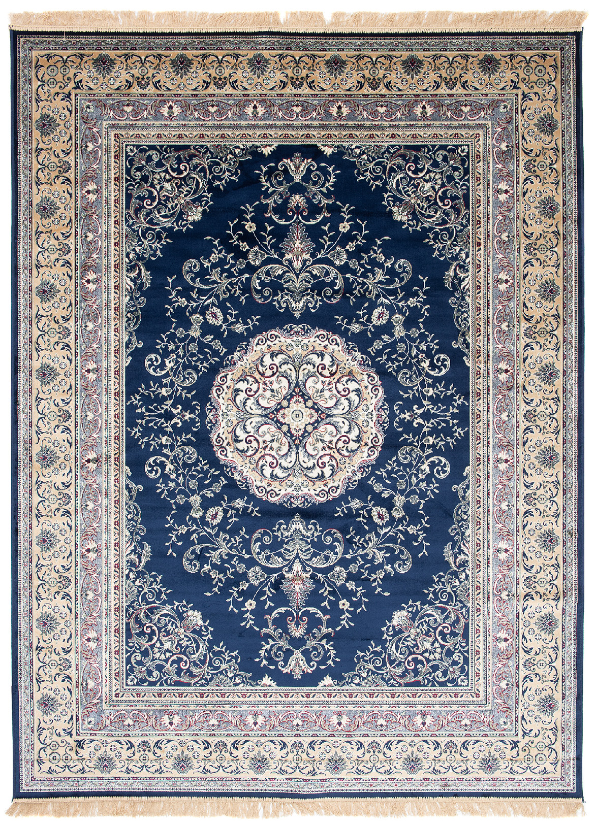 Tradičný koberec Isphahan 77919/51 Navy Rozmer: 80x150