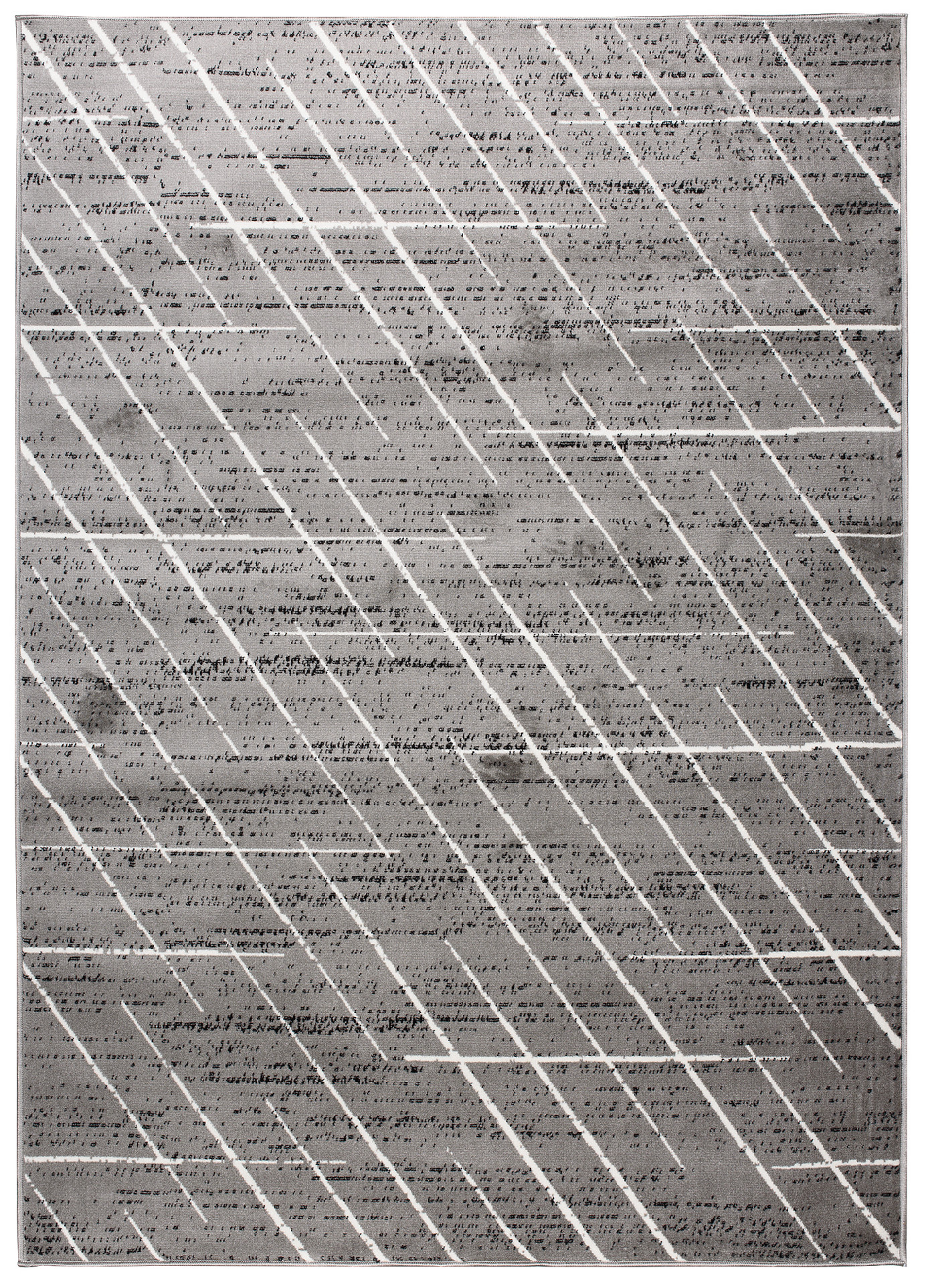 Moderný koberec 5675A D.GRAY / KRÉMOVÁ GRACE Krémová Rozmer: 80x150