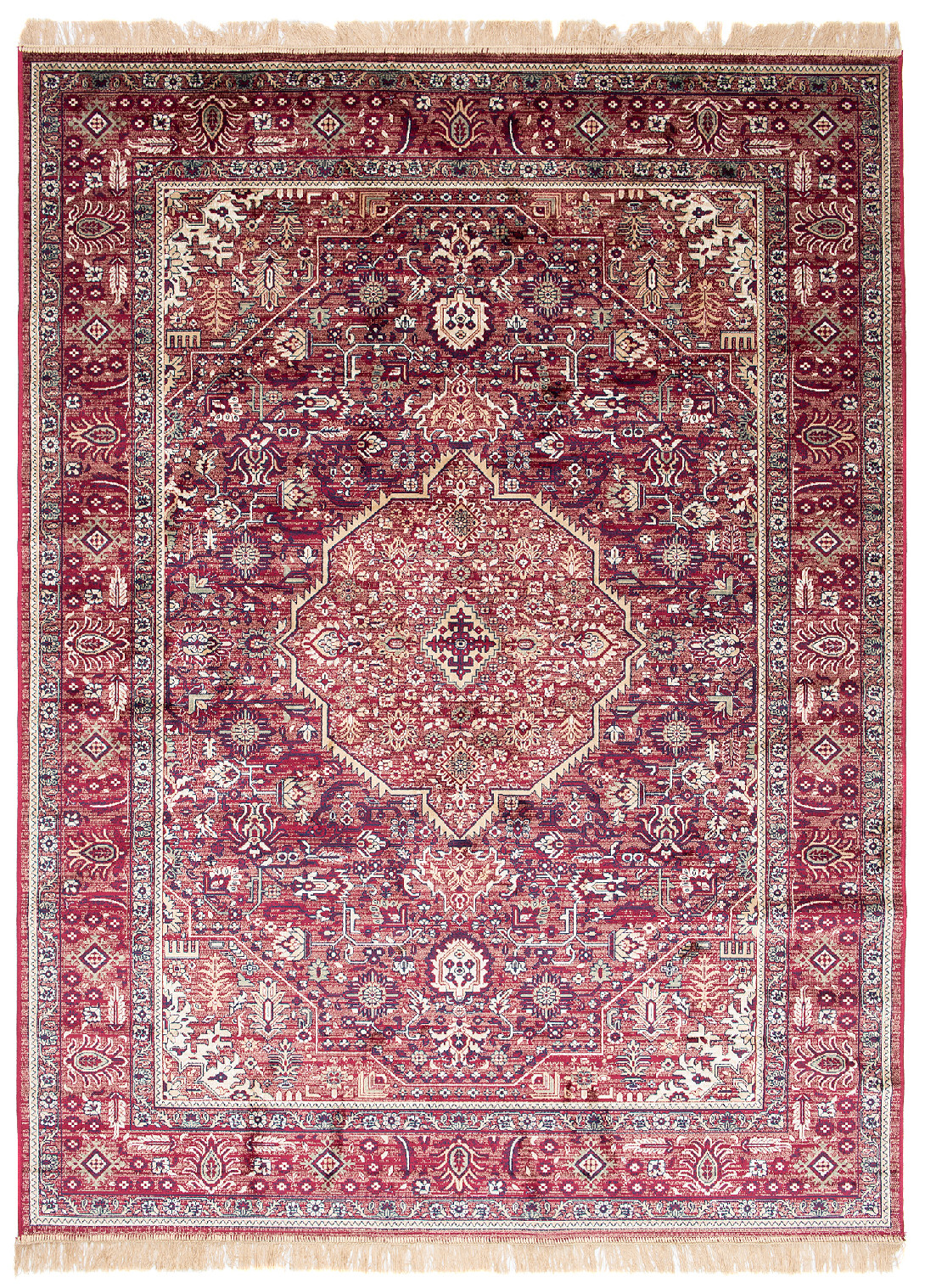 Tradičný koberec Isphahan 84332/43 Red Red Rozmer: 80x150