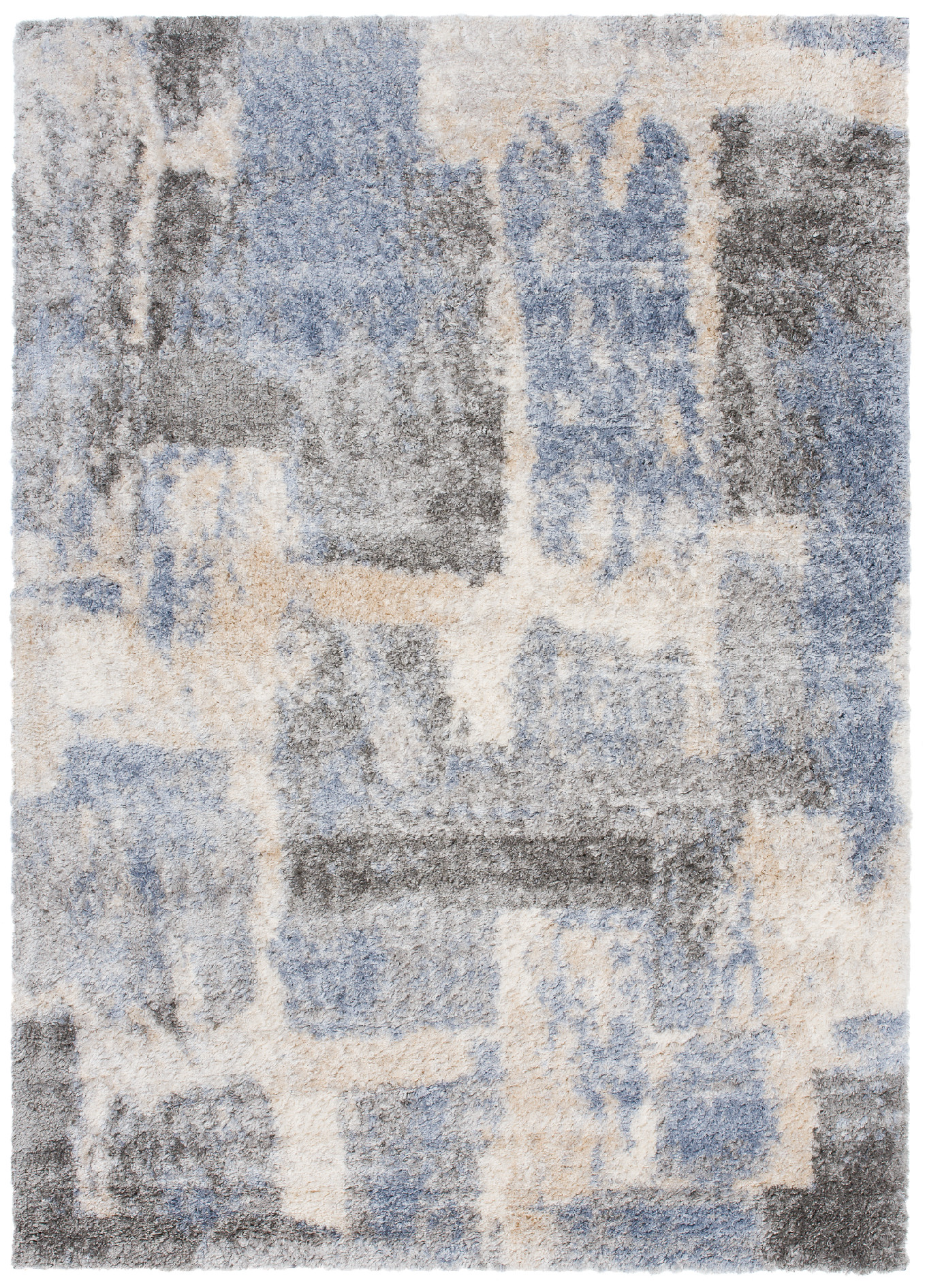 Huňatý  koberec Q293A BLUE VERSAY EJF BF Blue Rozmer: 160x230