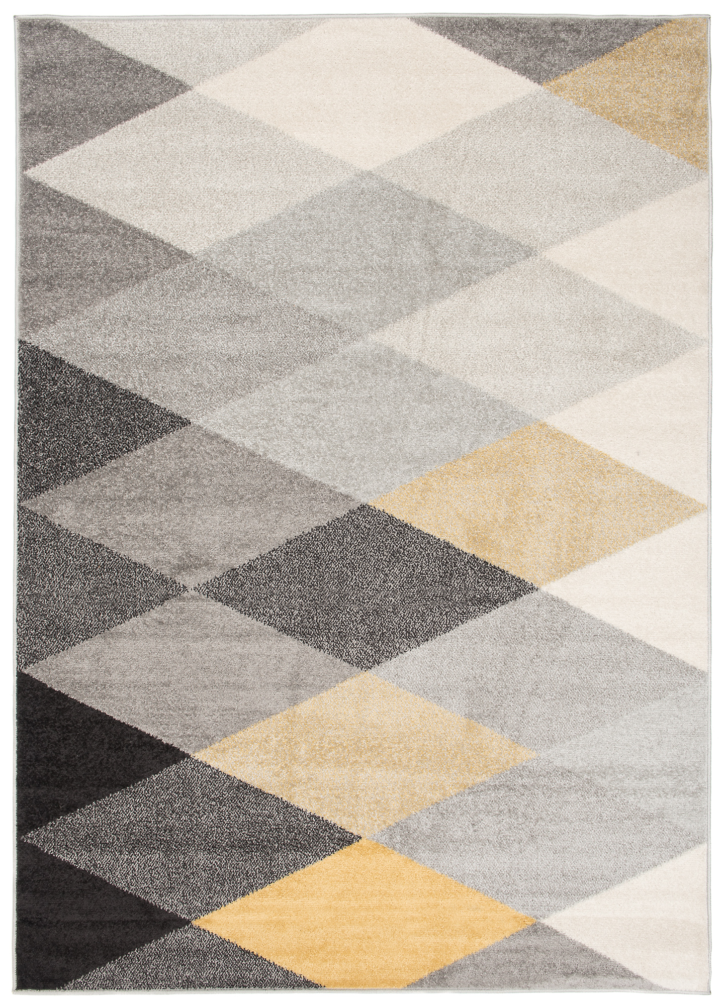 Moderný koberec C939B GREY/YELLOW LAZUR Yellow Rozmer: 120x170