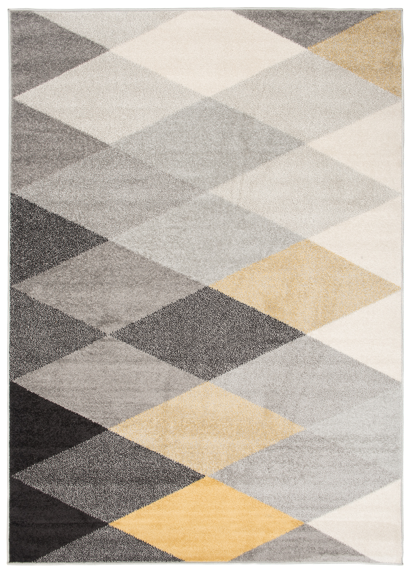 Moderný koberec C939B GREY/YELLOW LAZUR Yellow Rozmer: 300x400