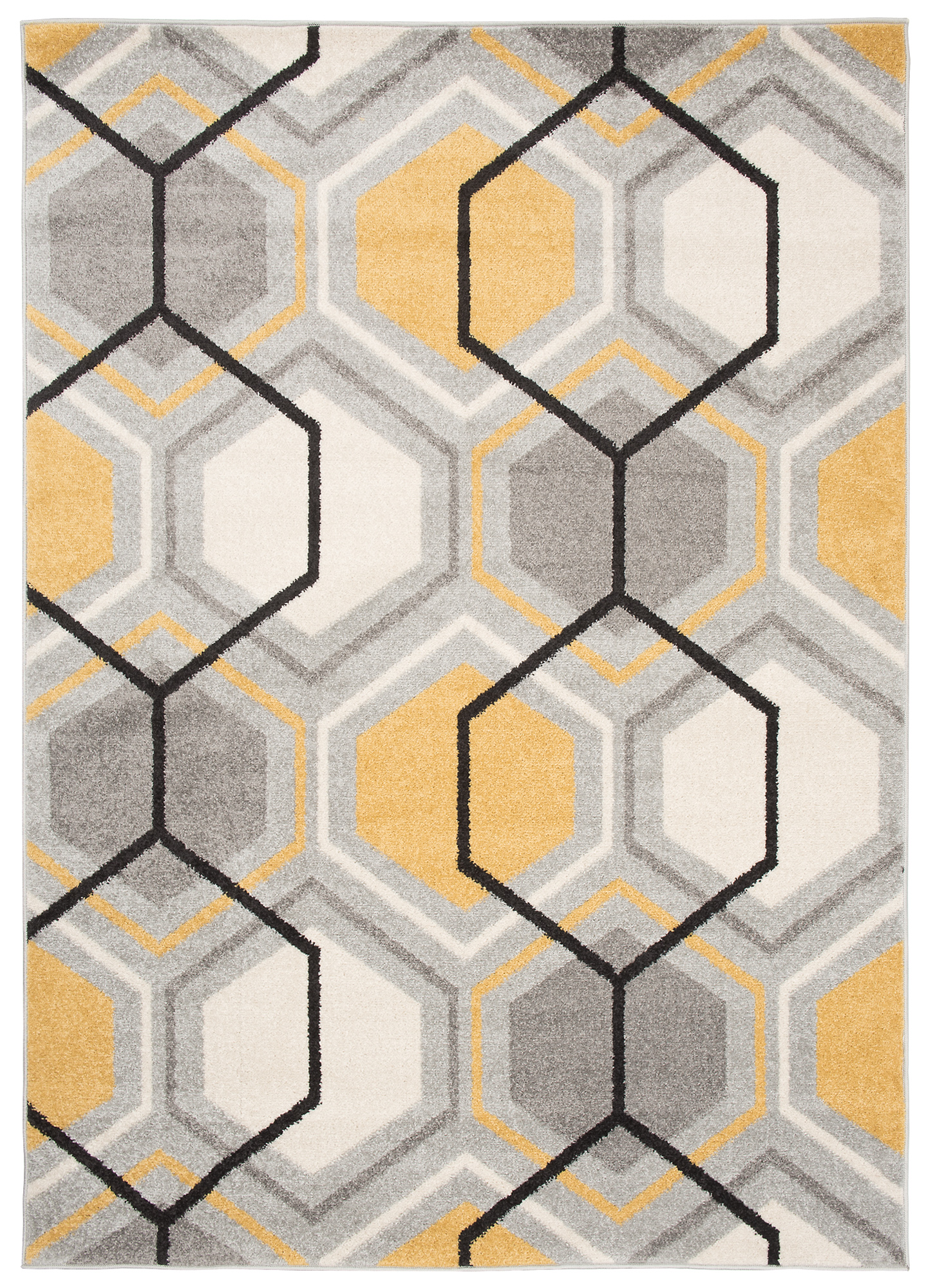Moderný koberec C569K GREY/DARK_GRAY LAZUR Grey Rozmer: 80x150