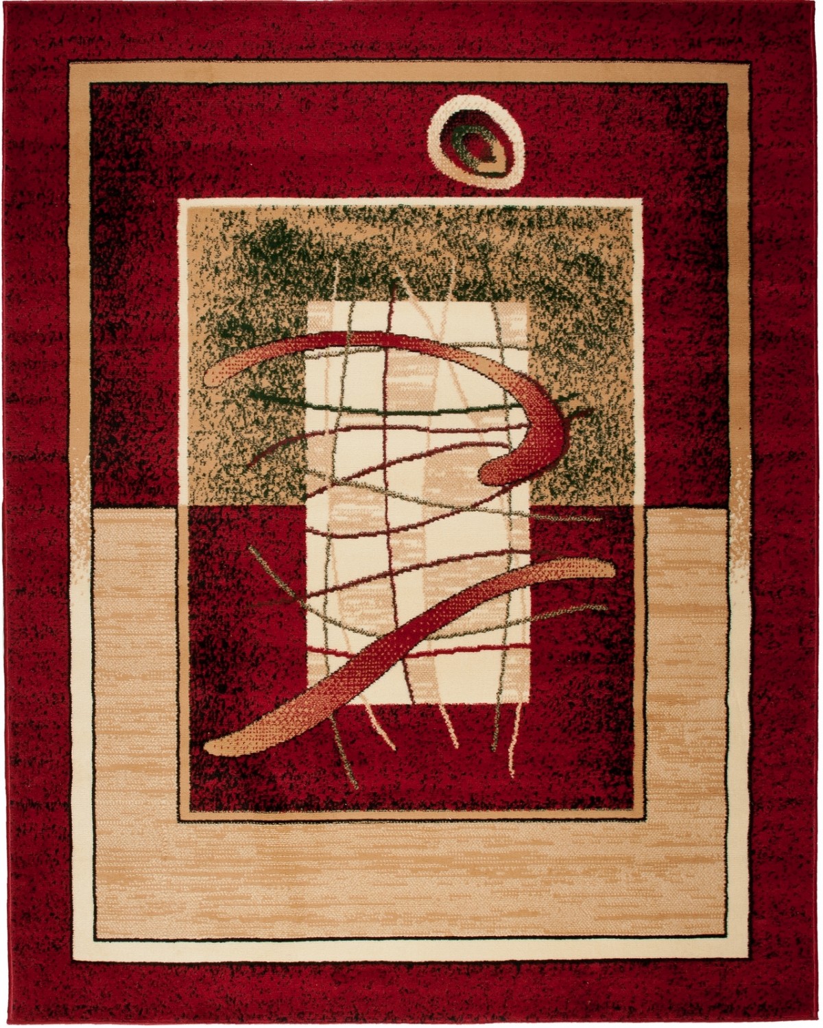 Tradičný koberec/behúň  5118B ČERVENÝ ATLAS PP Červený Rozmer: 60x100