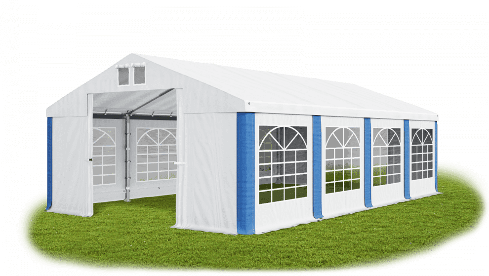 Profitent Cateringový party stan SUMMER 4x8 PVC 560 g/m2 Farebné prevedenie: Modrá