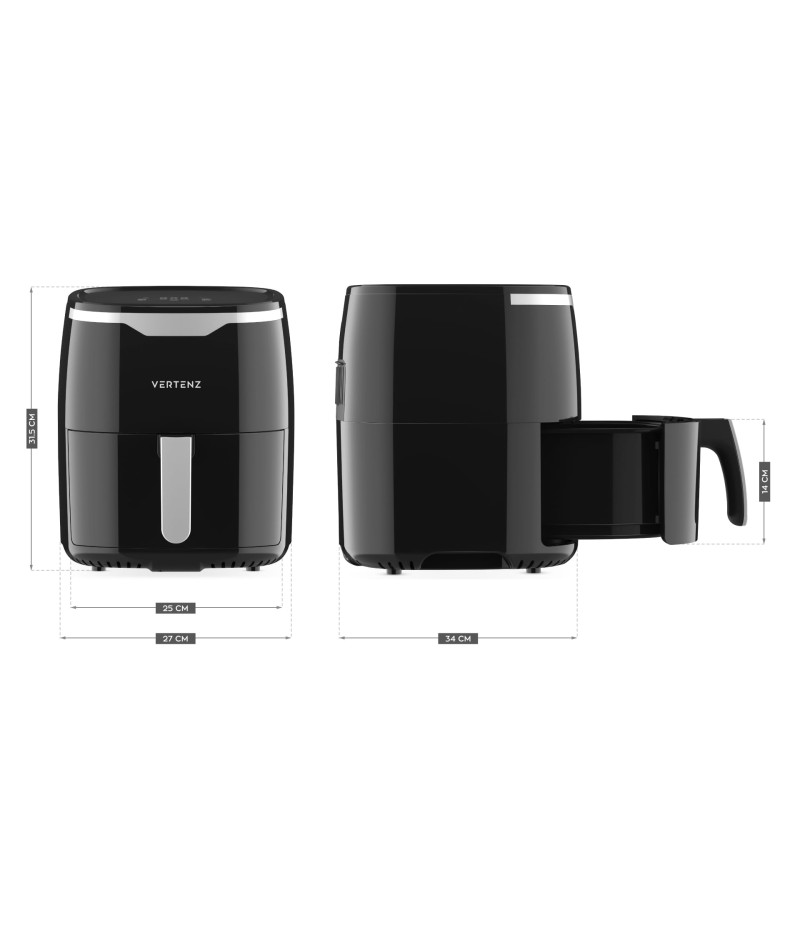 Teplovzdušná fritéza VERTENZ TASTE 50, 1400 W, 5l