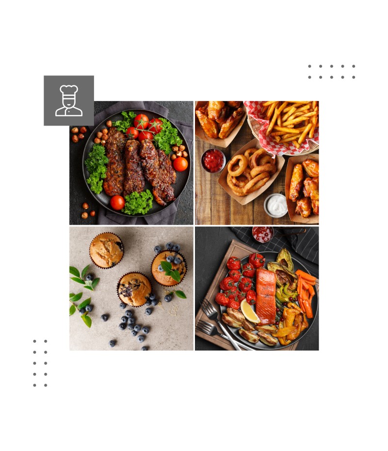 Teplovzdušná fritéza VERTENZ TASTE 70, 1800 W, 7.7 l