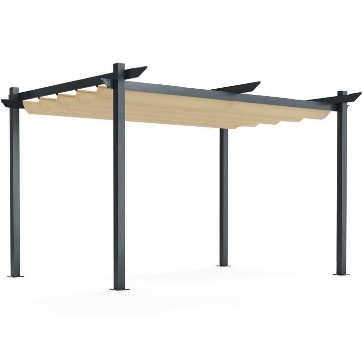 Záhradná pergola 3x4m GRAFIT / BEŽOVÁ