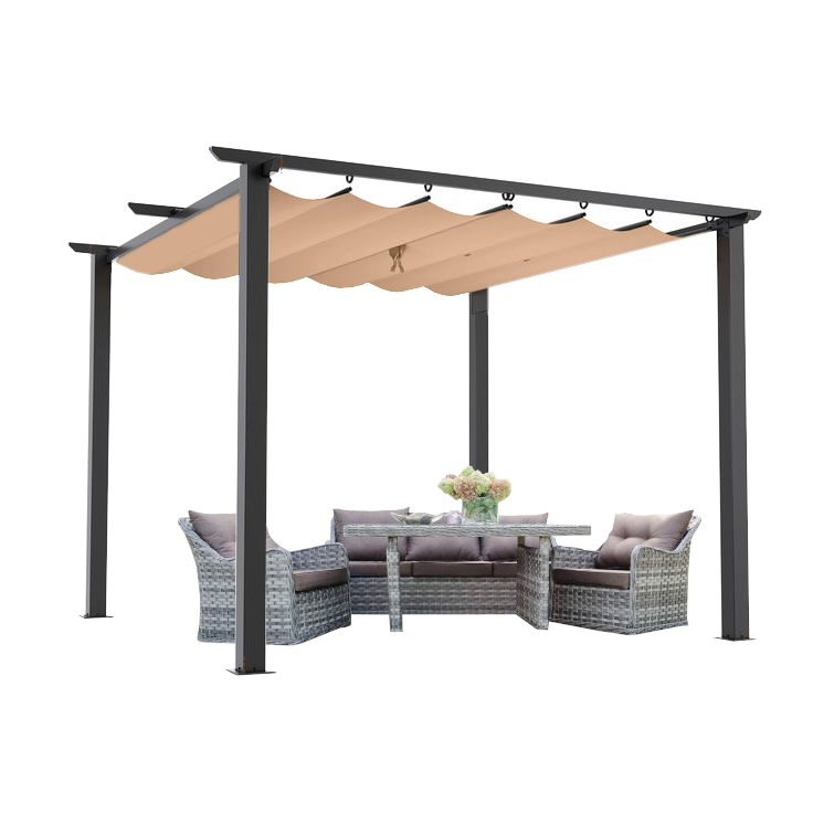 Záhradná pergola 3x3m GRAFIT / BEŽOVÝ