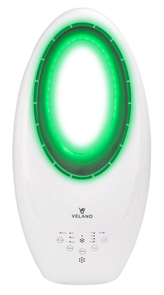 POWERMAT Bezlopatkový ventilátor 60W Velano LED VELWEB0001