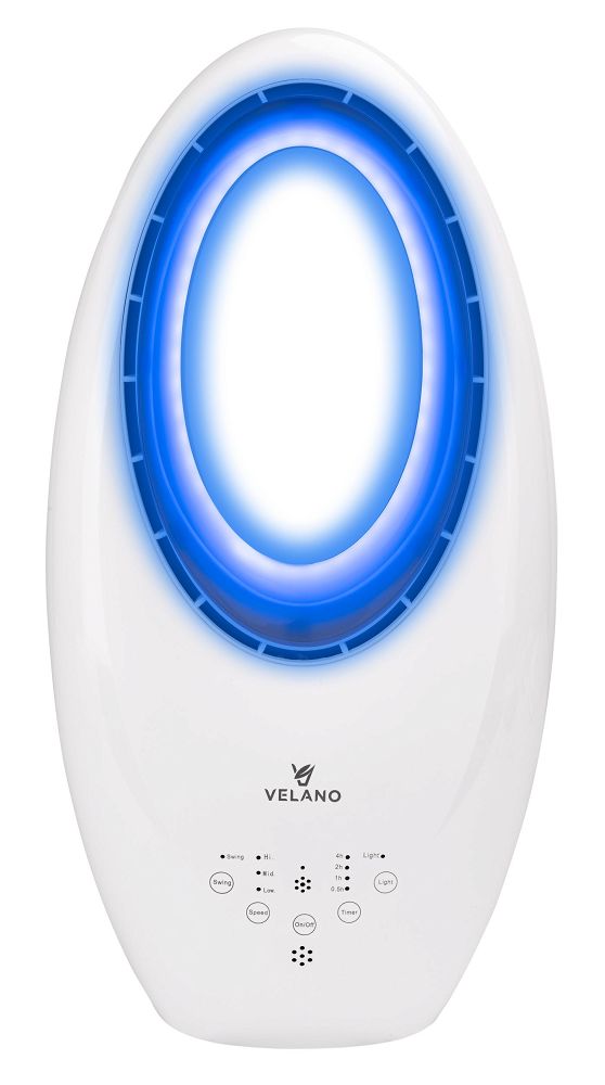 POWERMAT Bezlopatkový ventilátor 60W Velano LED VELWEB0001