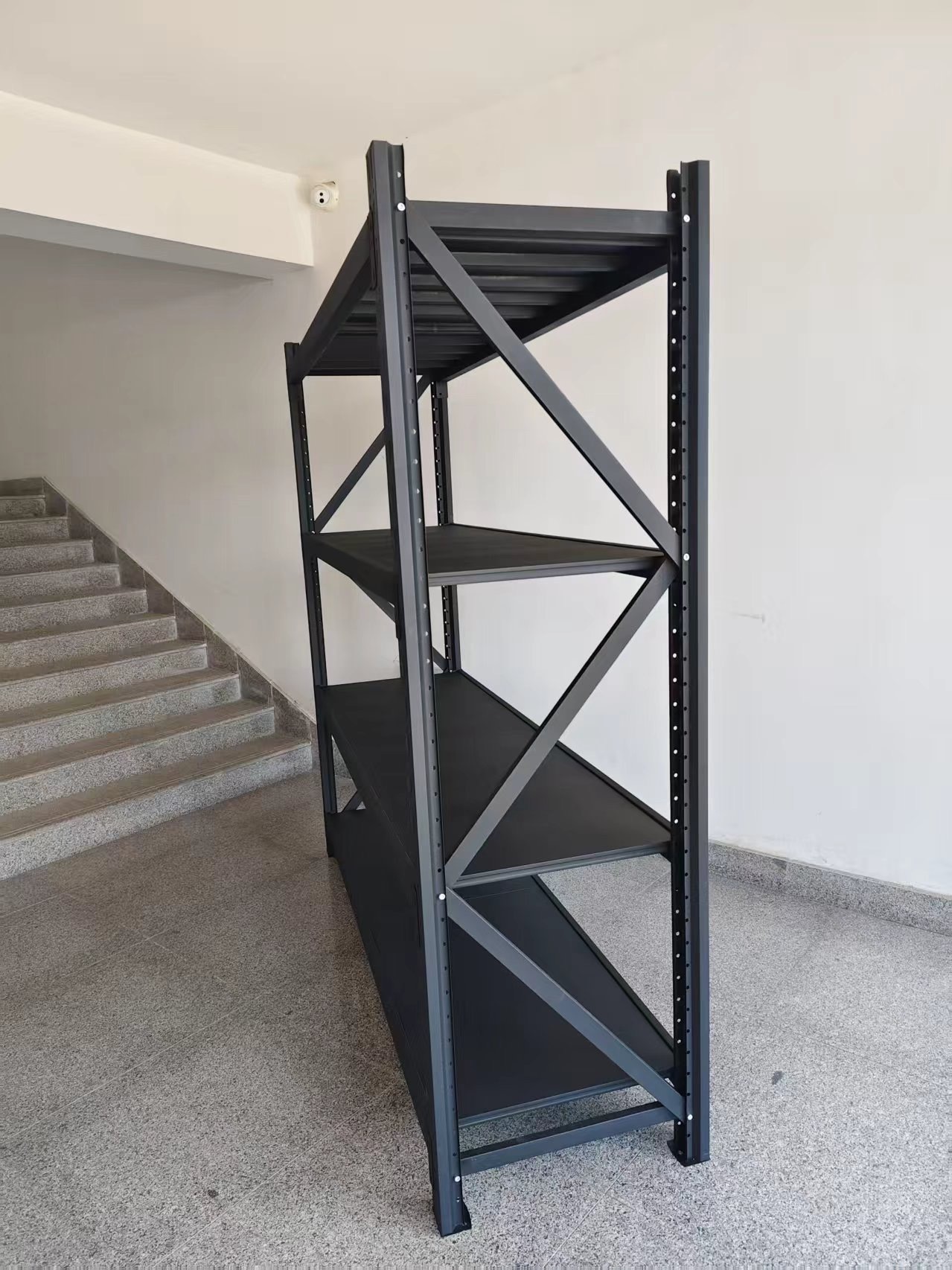 Celokovový regál 200x200x60, 4 police, nosnosť 800 kg