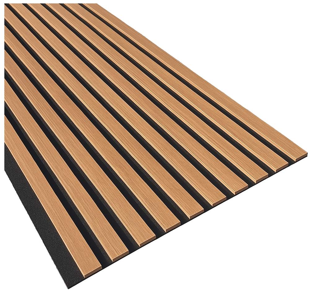 3D lamelový panel 255x46cm SLIM - dub latte