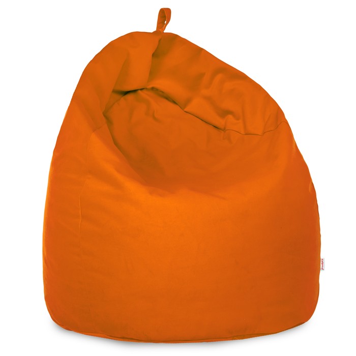 Plyšový sedací vak XXL - Oranžový