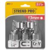 Hlavica s magnetom Strend Pro MS84, 13 mm, 1/4", magnetický držiak bitov, bal. 5 ks