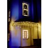 Vianočné vonkajšie svietielka, 300LED, 14,5m, cencúle, FLASH, teplá biela