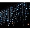Vianočné vonkajšie svietielka, 300LED, 14,5m, cencúle, FLASH, STUDENÁ biela
