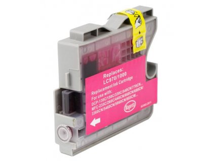 brother lc970 lc1000 magenta kompatibilni inkoustova napln cervena lc 970 lc 1000