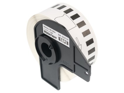 Kompatibilní role etiket pro Brother DK-22210, 29mm x 30,48m, souvislá role