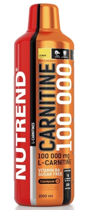 Nutrend Carnitine 100000 1000 ml Velikost balení: 1000 ml, Příchuť: Pomeranč