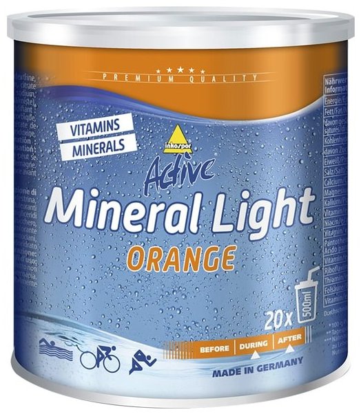 Inkospor Active Mineral Light 330g dóza Velikost balení: 330 g, Příchuť: Pomeranč