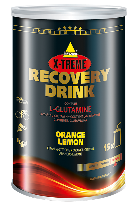 Inkospor X-TREME Recovery Drink 525 g Velikost balení: 525 g, Příchuť: Pomeranč-citron