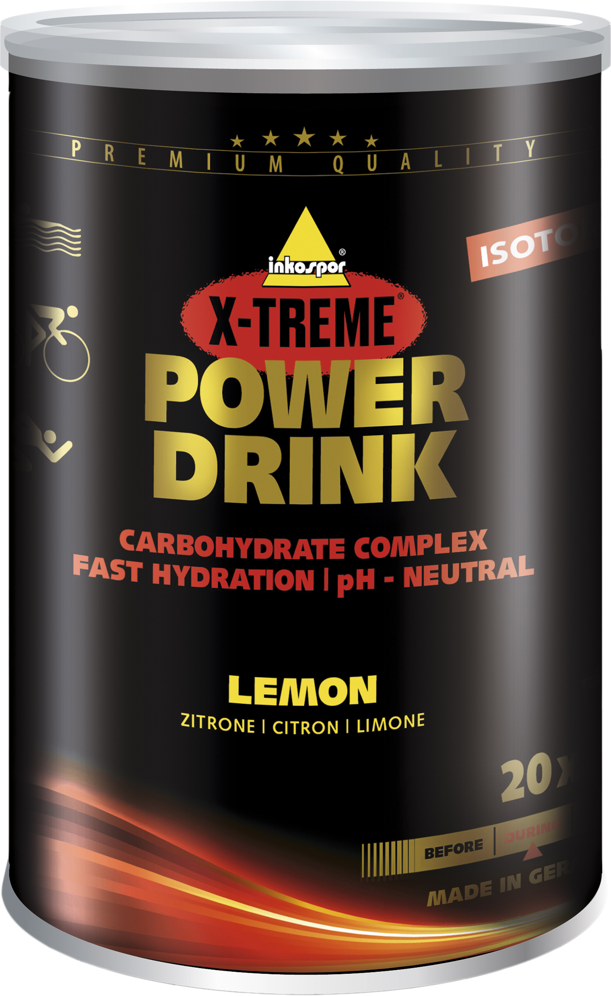 Inkospor X-TREME Power Drink Velikost balení: 700 g, Příchuť: Citron