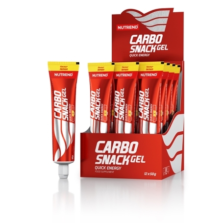 Nutrend Carbosnack tuba 50 g Velikost balení: 12x 50 g, Příchuť: Citron