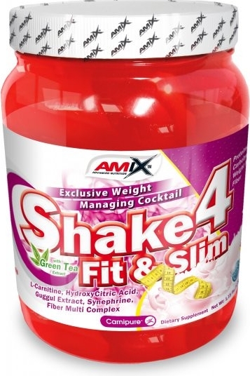 Amix Shake 4 Fit and Slim Velikost balení: 1000 g, Příchuť: Vanilka