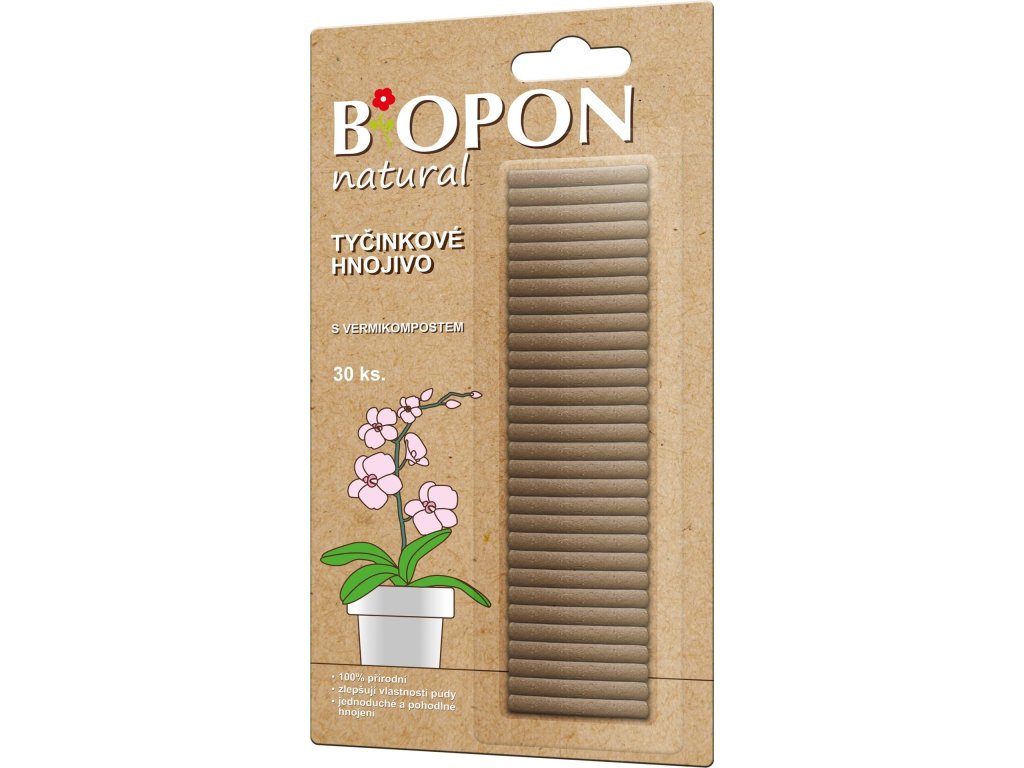 tycinky bopon natural s vermikompostem 30 ks bros