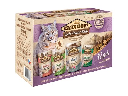 Carnilove Cat Pouch Multipack 12x85g
