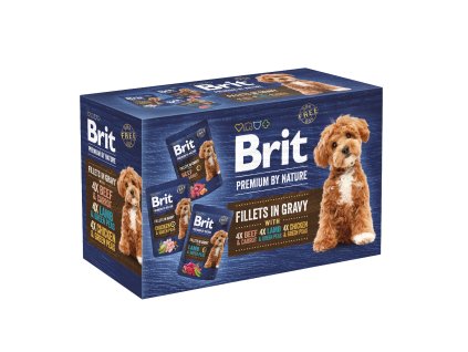 Brit Premium Dog Fillets Gravy Multipack 1020g