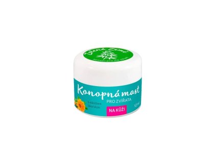 Konopná mast na kůži pro zvířata 12ml