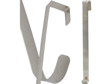 Věšák na dveře pro věnce a dekorace 2x29cm kov. STŘ