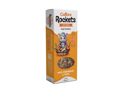 Calibra Rockets Sticks Small rodents Vegeta&Nuts 120g