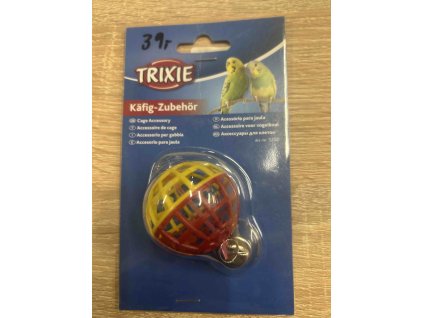 Hračka míč s řetízkem a zvonečkem 7cm