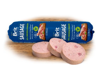 Brit Sausage Chicken & Venison 800g